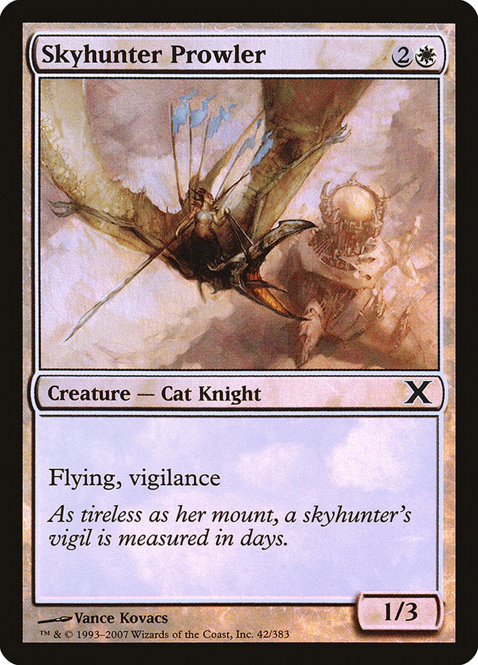 Skyhunter Prowler (Premium Foil) [Tenth Edition] | Mega City Incorporated