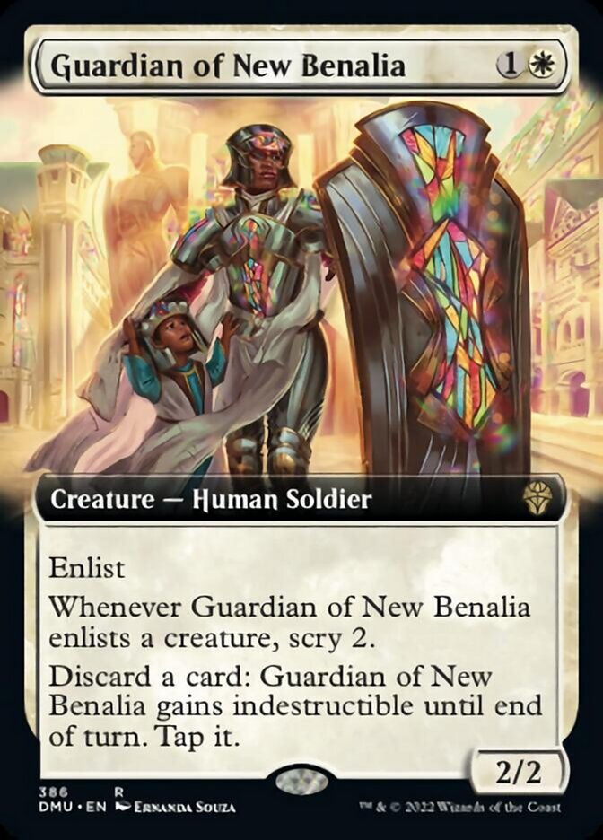 Guardian of New Benalia (Extended Art) [Dominaria United] | Mega City Incorporated