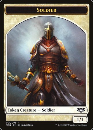 Soldier Token [Mythic Edition Tokens] | Mega City Incorporated