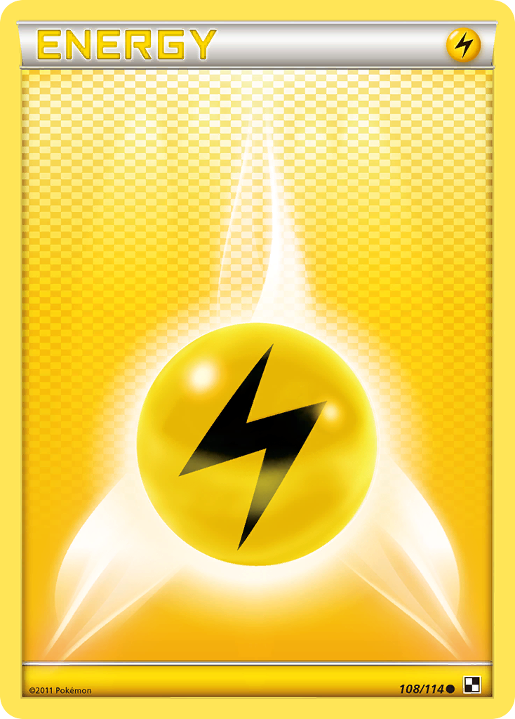 Lightning Energy (108/114) [Black & White: Base Set] | Mega City Incorporated