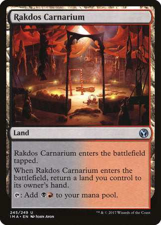 Rakdos Carnarium [Iconic Masters] | Mega City Incorporated