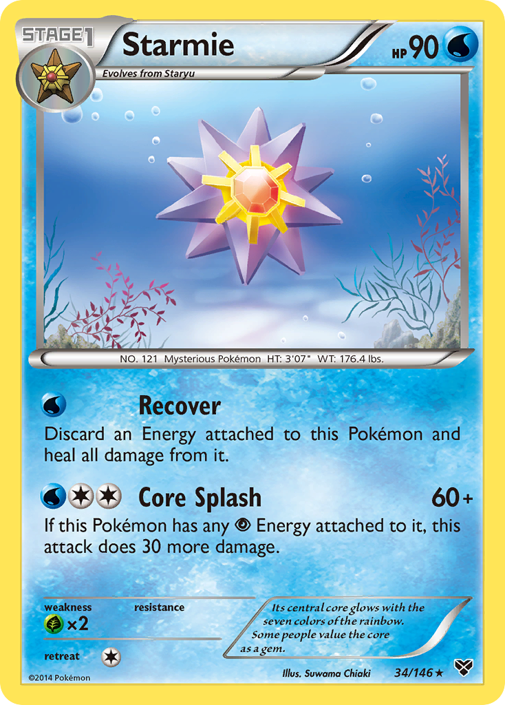 Starmie (34/146) [XY: Base Set] | Mega City Incorporated