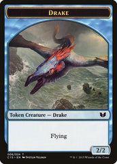 Drake // Elemental (020) Double-Sided Token [Commander 2015 Tokens] | Mega City Incorporated