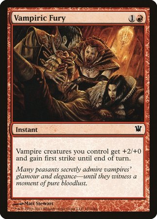 Vampiric Fury [Innistrad] | Mega City Incorporated