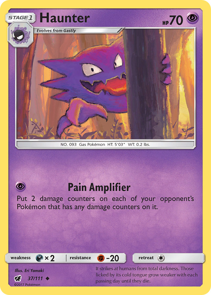 Haunter (37/111) [Sun & Moon: Crimson Invasion] | Mega City Incorporated