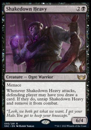 Shakedown Heavy (Promo Pack) [Streets of New Capenna Promos] | Mega City Incorporated