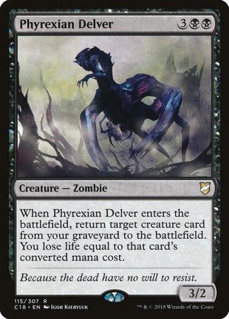 Phyrexian Delver [Commander 2018] | Mega City Incorporated