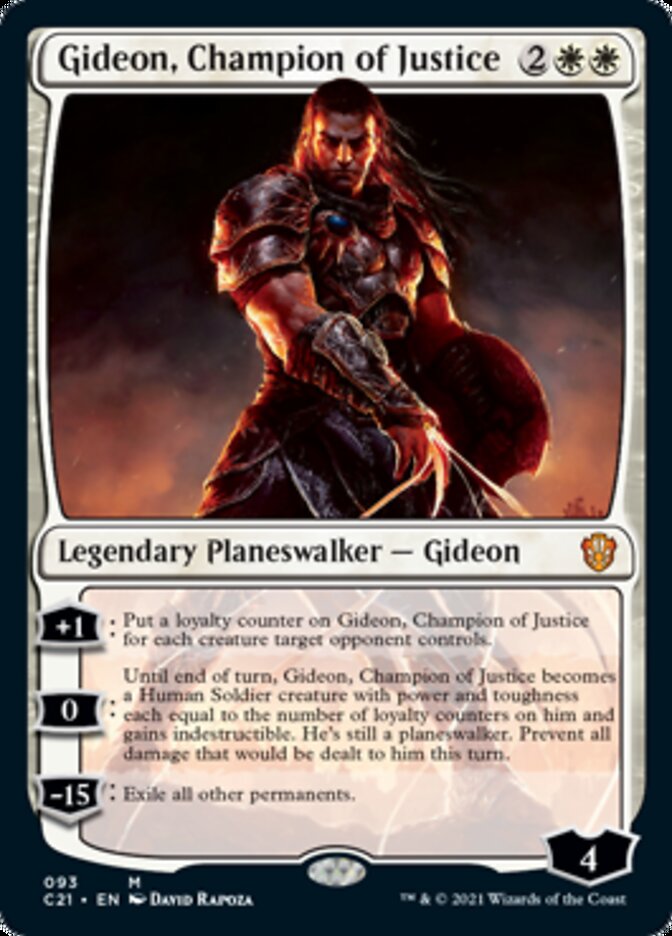 Gideon, Champion of Justice [Commander 2021] | Mega City Incorporated