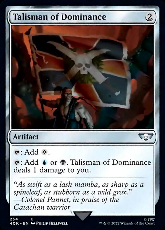 Talisman of Dominance (254) [Universes Beyond: Warhammer 40,000] | Mega City Incorporated