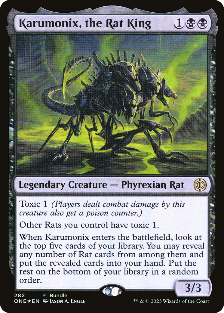 Karumonix, the Rat King (Bundle) [Phyrexia: All Will Be One] | Mega City Incorporated