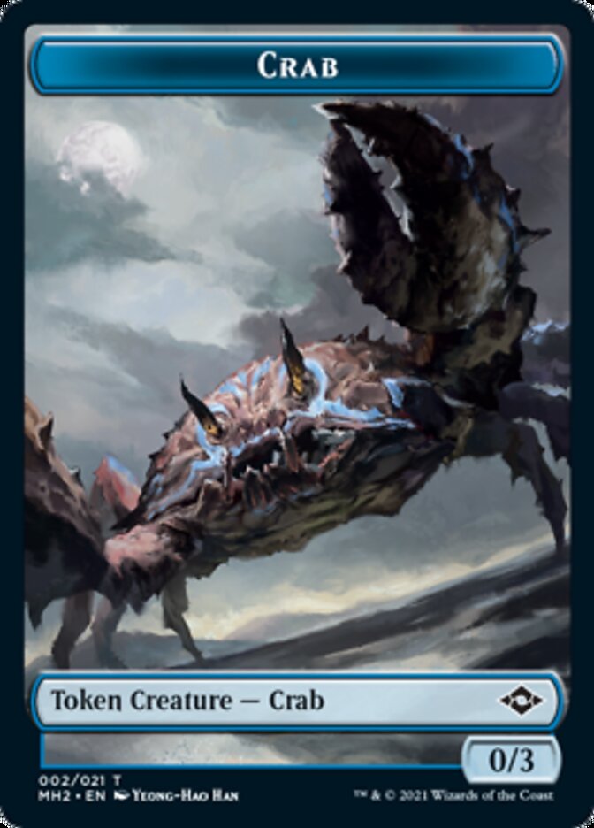 Crab Token // Treasure Token (#20) [Modern Horizons 2 Tokens] | Mega City Incorporated