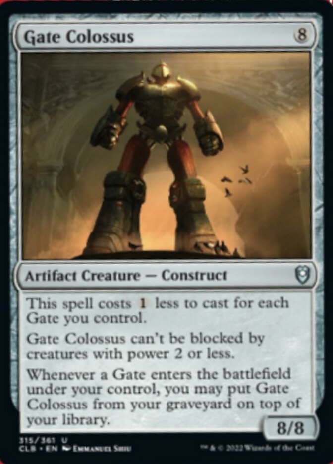 Gate Colossus [Commander Legends: Battle for Baldur's Gate] | Mega City Incorporated