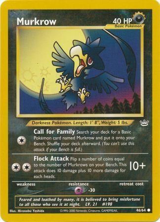 Murkrow (46/64) [Neo Revelation Unlimited] | Mega City Incorporated