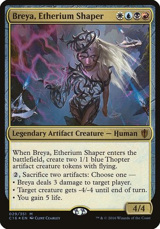 Breya, Etherium Shaper (Commander 2016) [Commander 2016 Oversized] | Mega City Incorporated