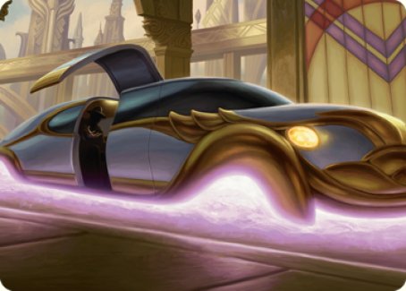 Mysterious Limousine Art Card [Streets of New Capenna Art Series] | Mega City Incorporated