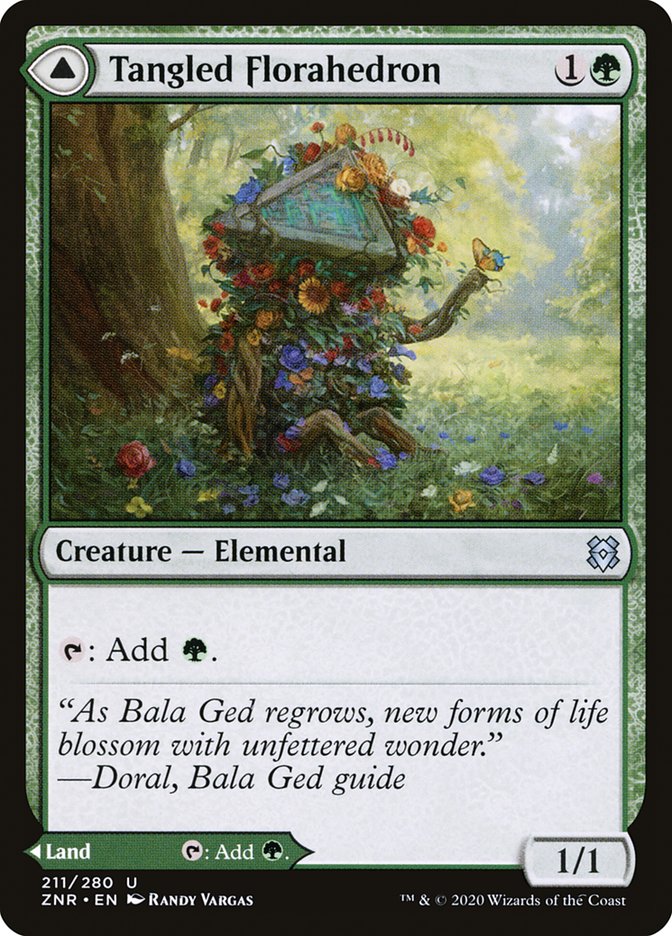 Tangled Florahedron // Tangled Vale [Zendikar Rising] | Mega City Incorporated