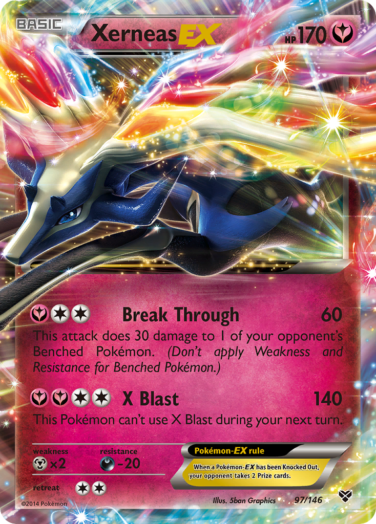 Xerneas EX (97/146) [XY: Base Set] | Mega City Incorporated