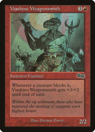 Viashino Weaponsmith [Urza's Saga] | Mega City Incorporated