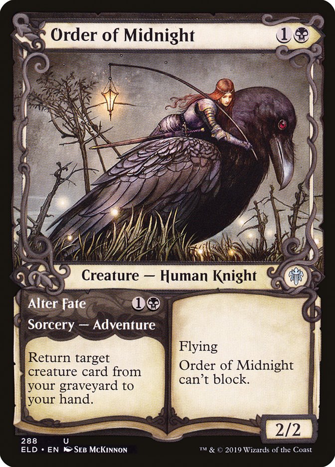 Order of Midnight // Alter Fate (Showcase) [Throne of Eldraine] | Mega City Incorporated
