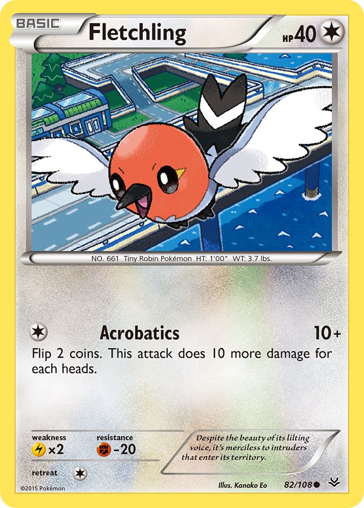 Fletchling (82/108) [XY: Roaring Skies] | Mega City Incorporated