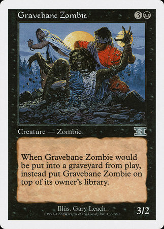 Gravebane Zombie [Classic Sixth Edition] | Mega City Incorporated