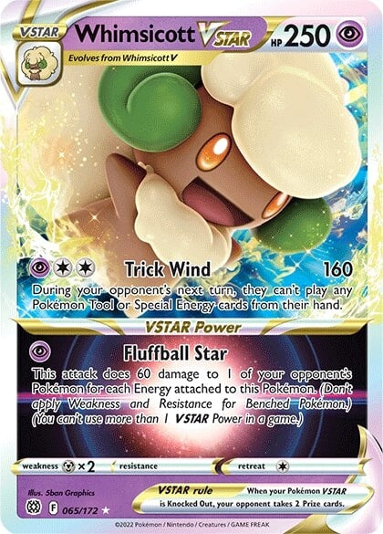 Whimsicott VSTAR (065/172) [Sword & Shield: Brilliant Stars] | Mega City Incorporated