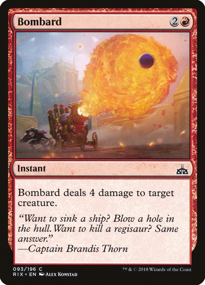 Bombard [Rivals of Ixalan] | Mega City Incorporated