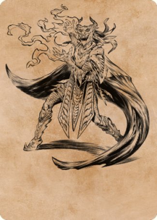 Livaan, Cultist of Tiamat Art Card [Commander Legends: Battle for Baldur's Gate Art Series] | Mega City Incorporated