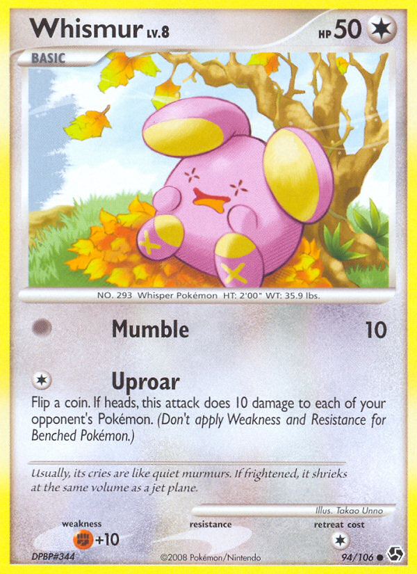 Whismur (94/106) [Diamond & Pearl: Great Encounters] | Mega City Incorporated