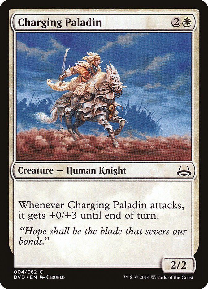 Charging Paladin (Divine vs. Demonic) [Duel Decks Anthology] | Mega City Incorporated