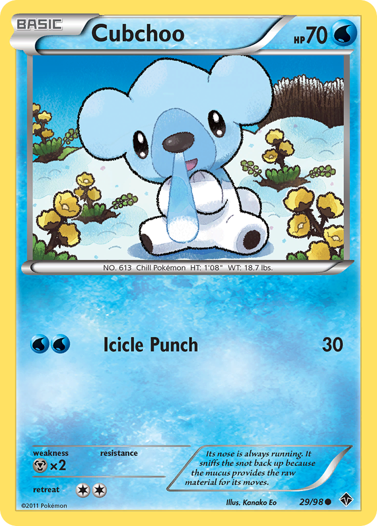 Cubchoo (29/98) [Black & White: Emerging Powers] | Mega City Incorporated