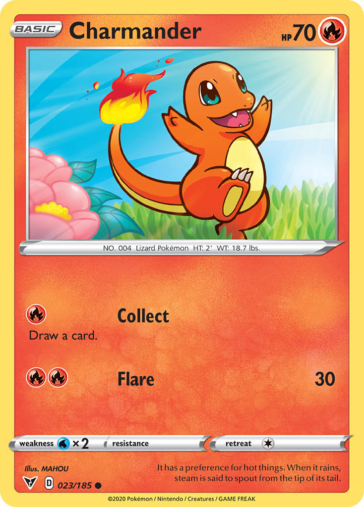 Charmander (023/185) [Sword & Shield: Vivid Voltage] | Mega City Incorporated