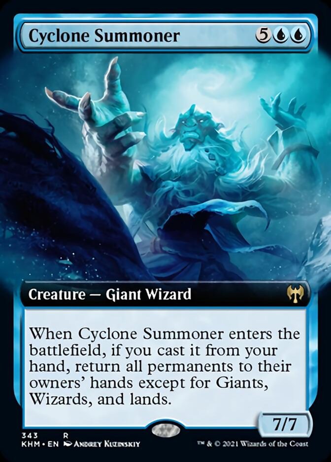 Cyclone Summoner (Extended Art) [Kaldheim] | Mega City Incorporated