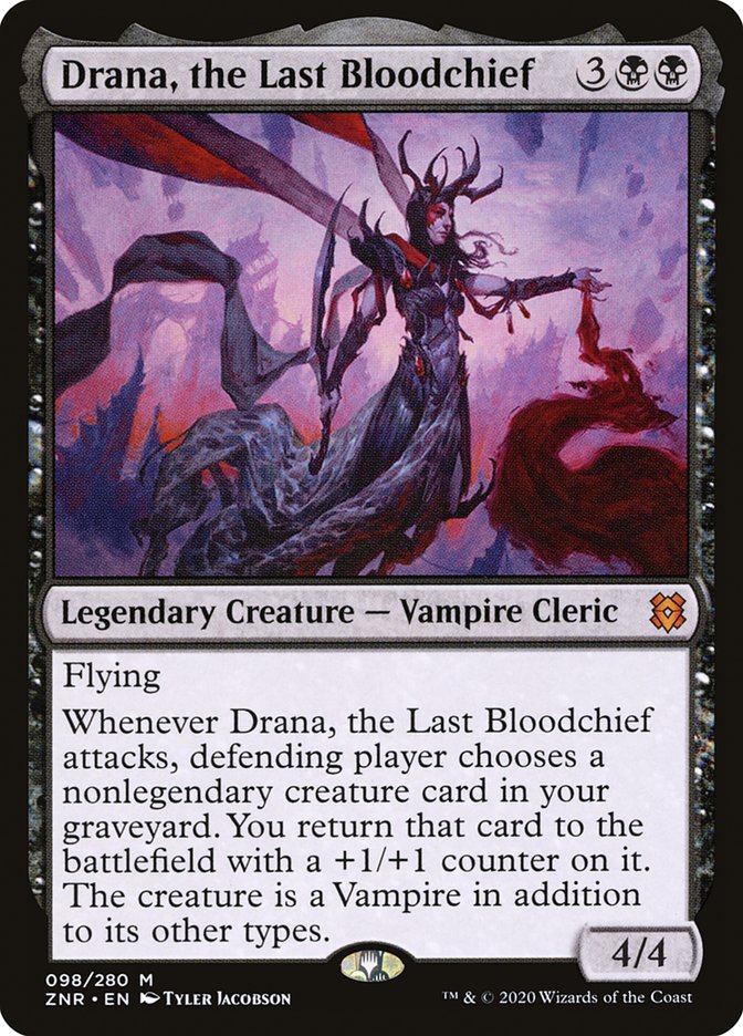 Drana, the Last Bloodchief [Zendikar Rising] | Mega City Incorporated