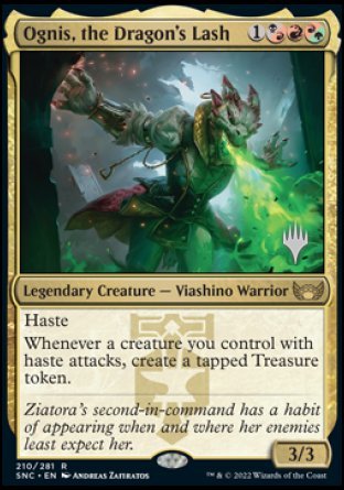 Ognis, the Dragon's Lash (Promo Pack) [Streets of New Capenna Promos] | Mega City Incorporated