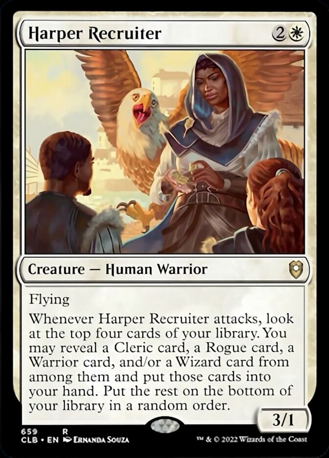 Harper Recruiter [Commander Legends: Battle for Baldur's Gate] | Mega City Incorporated