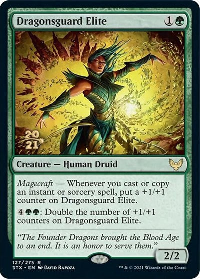 Dragonsguard Elite [Strixhaven: School of Mages Prerelease Promos] | Mega City Incorporated