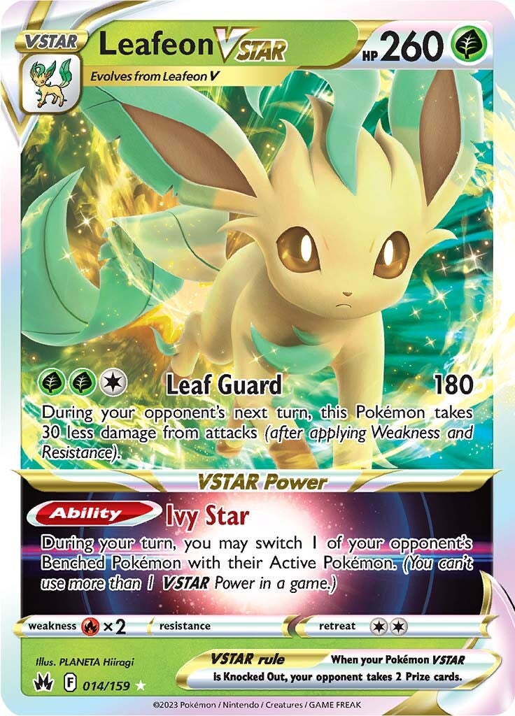 Leafeon VSTAR (014/159) [Sword & Shield: Crown Zenith] | Mega City Incorporated