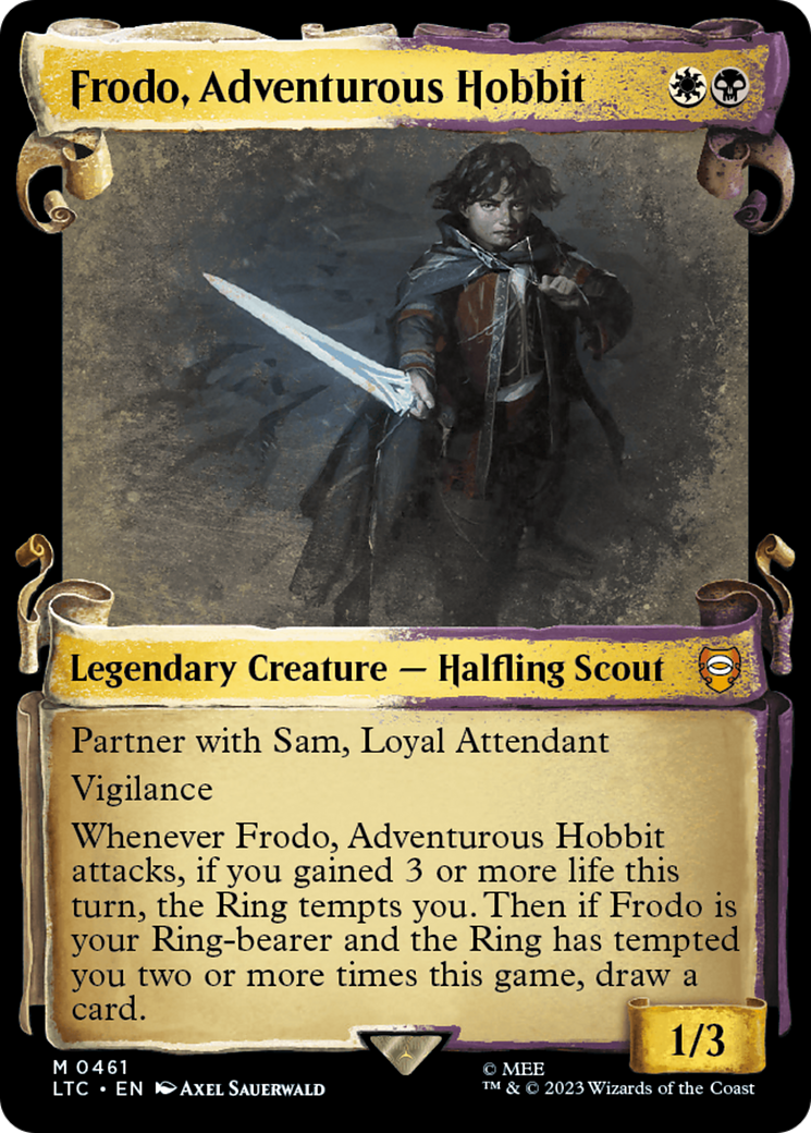 Frodo, Adventurous Hobbit [The Lord of the Rings: Tales of Middle-Earth Commander Showcase Scrolls] | Mega City Incorporated