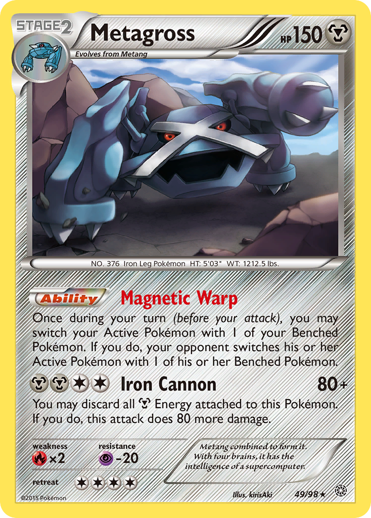 Metagross (49/98) [XY: Ancient Origins] | Mega City Incorporated