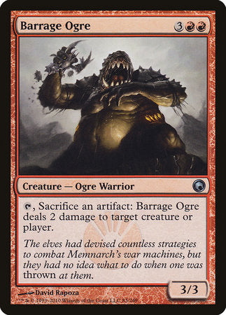 Barrage Ogre [Scars of Mirrodin] | Mega City Incorporated