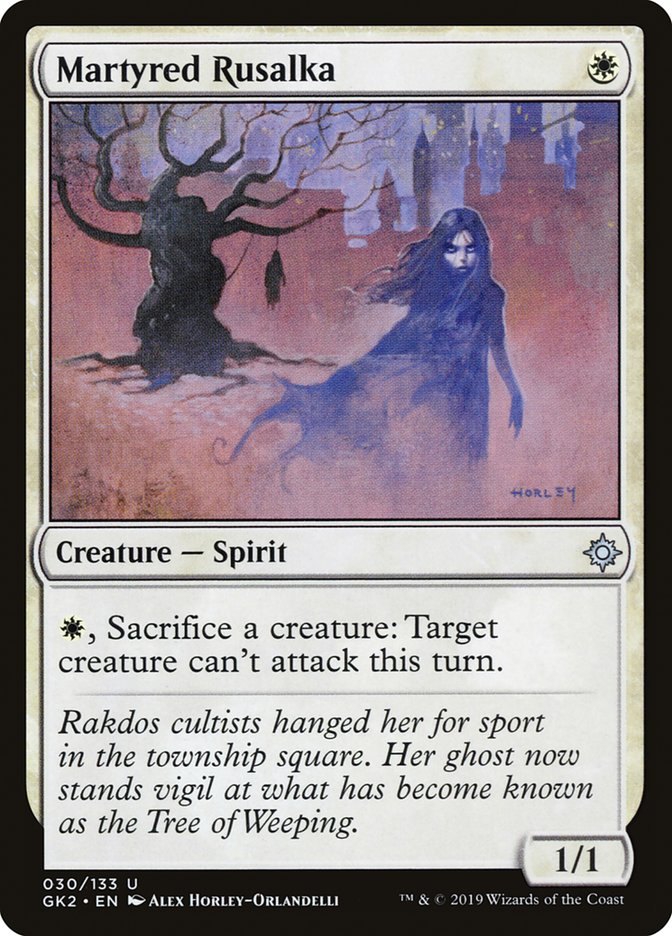 Martyred Rusalka [Ravnica Allegiance Guild Kit] | Mega City Incorporated