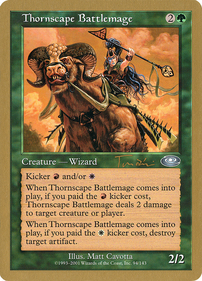 Thornscape Battlemage (Jan Tomcani) [World Championship Decks 2001] | Mega City Incorporated