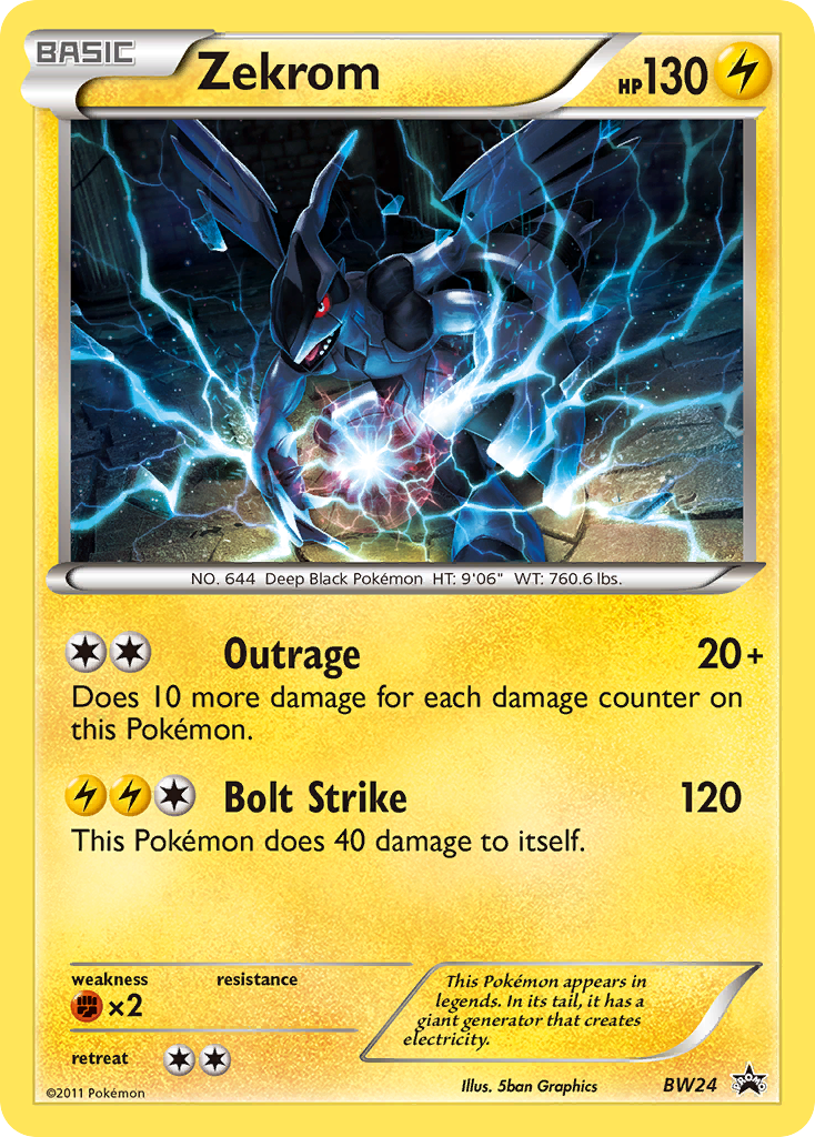 Zekrom (BW24) [Black & White: Black Star Promos] | Mega City Incorporated