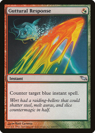 Guttural Response [Shadowmoor] | Mega City Incorporated