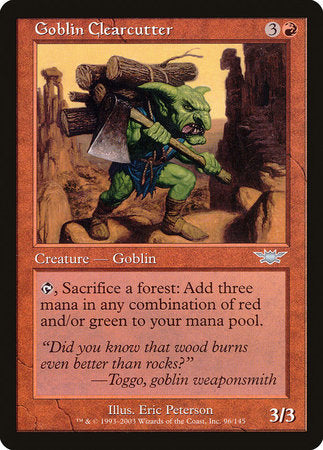 Goblin Clearcutter [Legions] | Mega City Incorporated