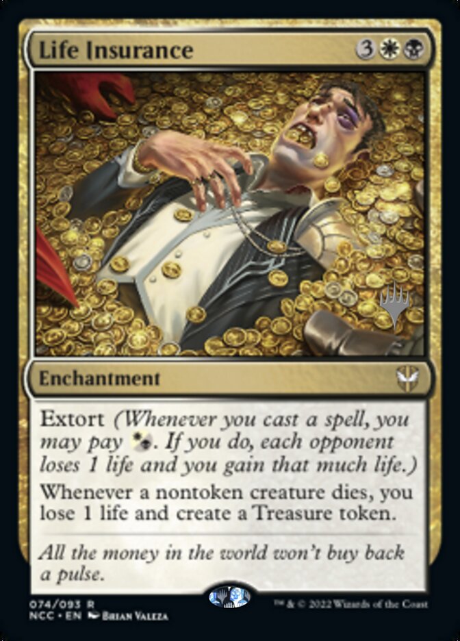 Life Insurance (Promo Pack) [Streets of New Capenna Commander Promos] | Mega City Incorporated