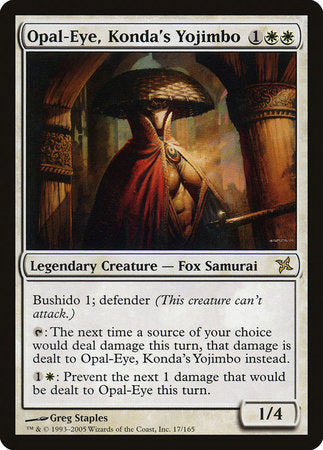 Opal-Eye, Konda's Yojimbo [Betrayers of Kamigawa] | Mega City Incorporated