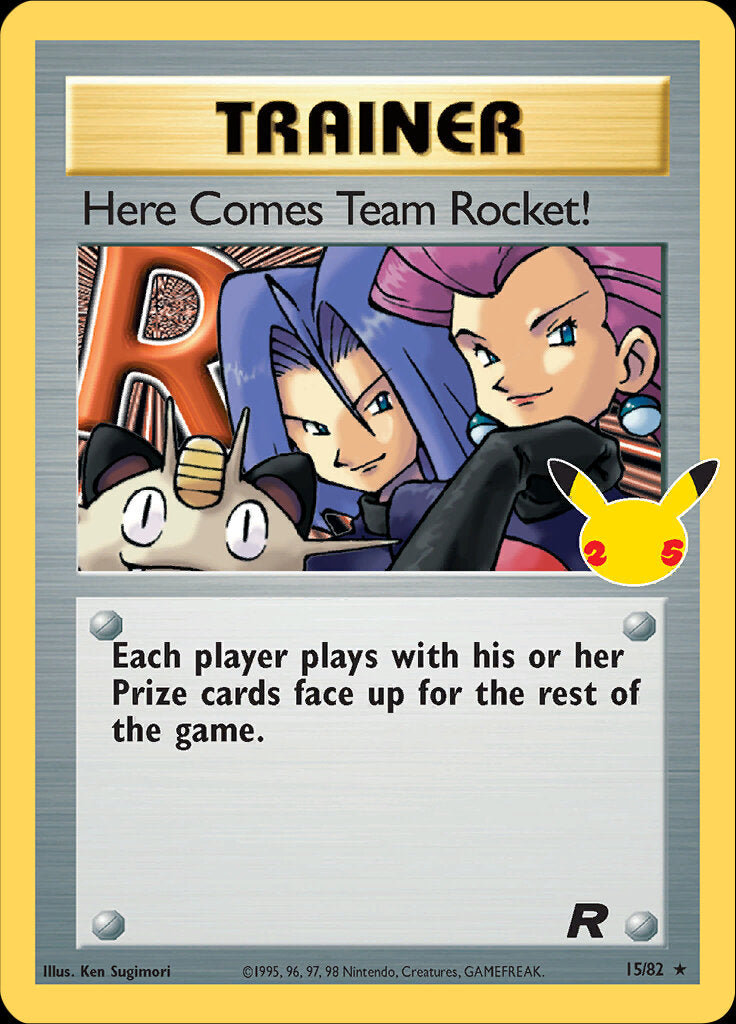 Here Comes Team Rocket! (15/82) [Celebrations: 25th Anniversary - Classic Collection] | Mega City Incorporated