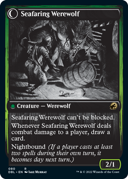 Suspicious Stowaway // Seafaring Werewolf [Innistrad: Double Feature] | Mega City Incorporated